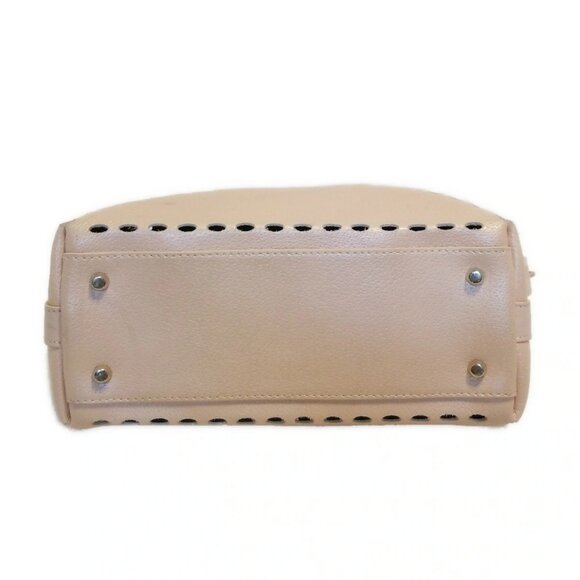 Auth FURLA - Light Pink Leather Handbag - Picture 9 of 10